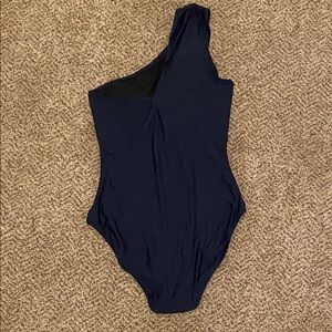 Jcrew One-Shoulder Navy One-Piece Swimsuit - women’s Sz10